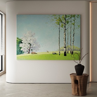 decorative painting 3d model