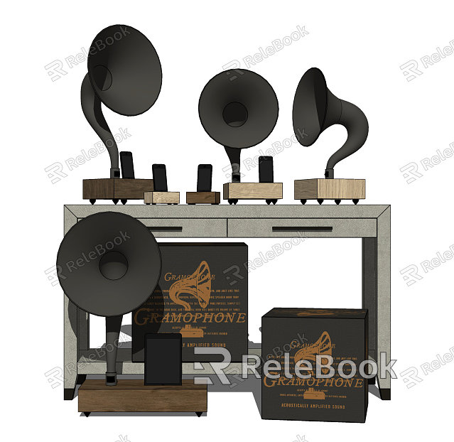 Modern phonograph phonograph ornaments combination model