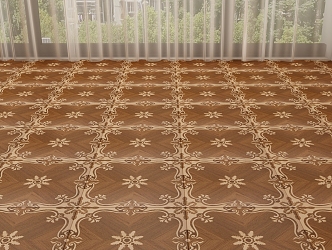 parquet wood floor 3d model