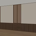 Modern Wooden Wardrobe Interior Design With Lattice Doors Light Panels And Drawers