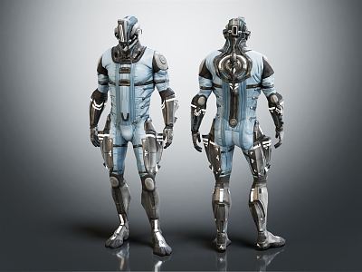 Modern Robot Warrior Robocop 3d model