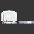 Modern Control Panel With Display Screen Buttons Knobs And Open Panel Design