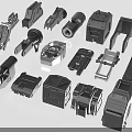 Diverse Industrial Equipment Metal Mechanical Parts With Various Shapes And Sizes
