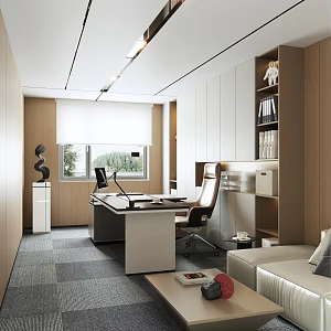 Modern Manager's Office 3d model