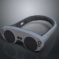 Modern VR Headset Electronic Device With Comfortable Headband And Control Sensors 3d model