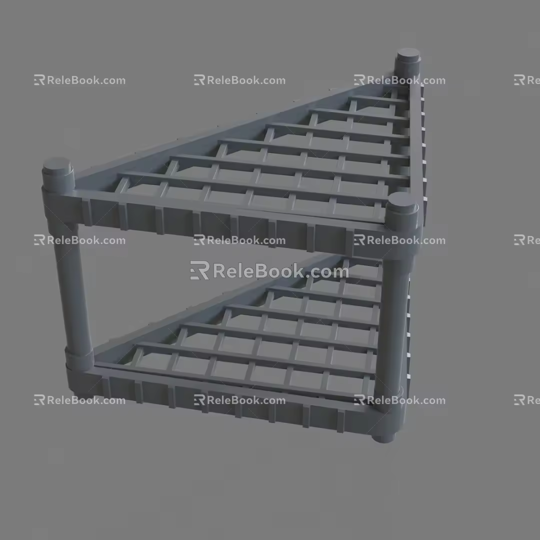 Tool storage compartment extension basket storage tool 3d model