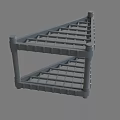 Tool storage compartment extension basket storage tool 3d model