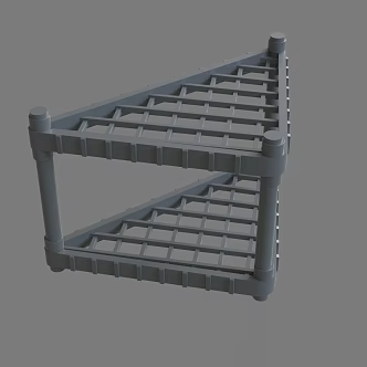 Tool storage compartment extension basket storage tool 3d model