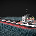 Modern Bulk Carrier 3d model