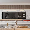 Modern Living Room Interior With L Shaped Sofa Coffee Table Area Rug And Decorative Wall