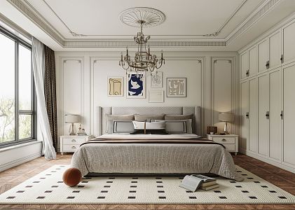 French Bedroom 3d model