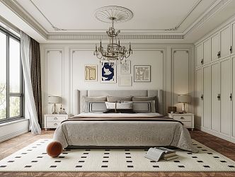 French Bedroom 3d model