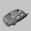 Rusted Damaged Car Body Wreckage After Accident With Corroded Exterior And Broken Parts