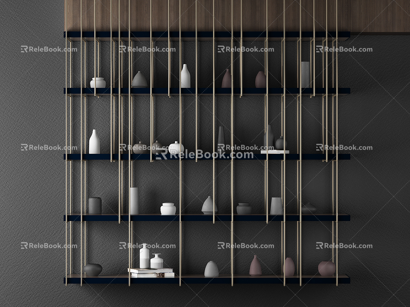 Modern Wall Rack Wine Rack model