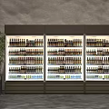Well Lit Glass Door Display Freezers With Multiple Shelves For Beverage Storage