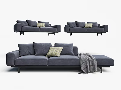 Modern Combination Sofa Multiplayer Sofa 3d model