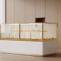 Display Rack Container Shelf Display Cabinet Bread Island Cabinet Dining Plate Cabinet 3d model