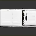 White Classic Off road Vehicle With Square Body And Black Windows Exterior Design