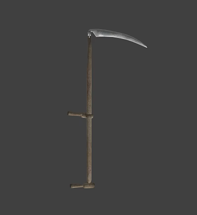 Realistic Sickle Modern Realistic Equipment Agricultural Sickle Farm Tools 3d model