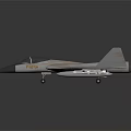 3D Rendered Military Fighter Jet With Camouflage Paint Red Star Emblems And Missiles Under Wings