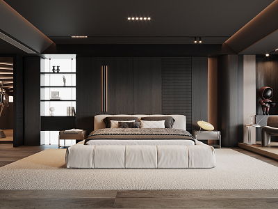 Modern Minotti Bedroom model