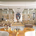 Library Book City Reading Corner Primary School Library School Library Training Room Classroom 3d model