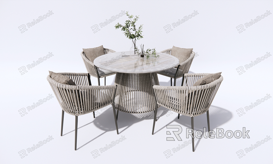 Modern outdoor tables and chairs model