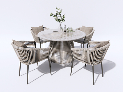 Modern outdoor tables and chairs model