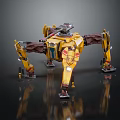 Modern Robots 3d model