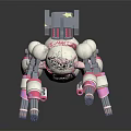 Modern Robot Warrior Mechanical Combat Police Mechanical Armor 3d model