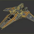 Modern Fighter Sci-fi Fighter 3d model