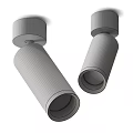 Sleek Modern Black And White Downlights Spotlights With Cylindrical Design For Indoor Lighting