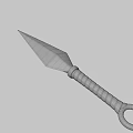 Sakura Dagger 3d model