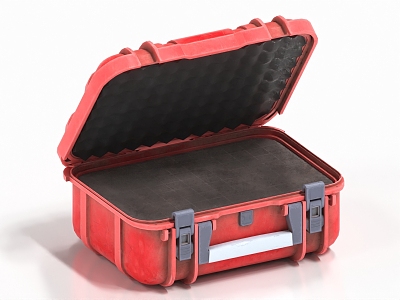 Toolbox plastic box storage box 3d model