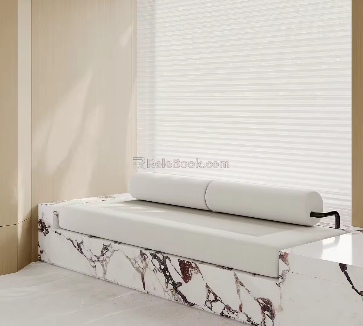 Bay Window Cushion Soft Bag Bay Window Sofa Tatami Lazy Sofa 3d model