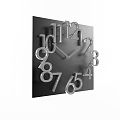 Clock Decorative Wall Decorative Clock Combination 3d model