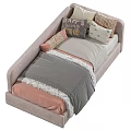 Cozy Bedroom Interiors With Colorful Pillows Soft Blankets And Comfortable Beds