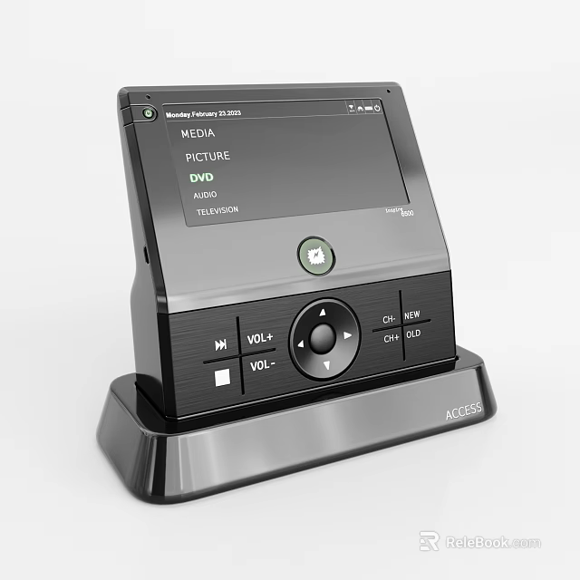 ABUS Video Doorbell Indoor Monitor With Screen And Control Buttons 3d model 