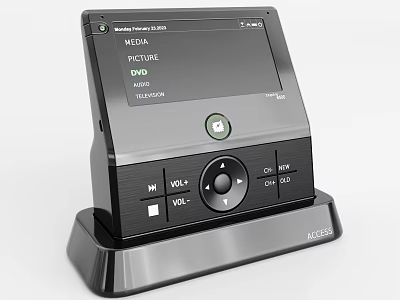 ABUS Video Doorbell Indoor Monitor With Screen And Control Buttons 3d model