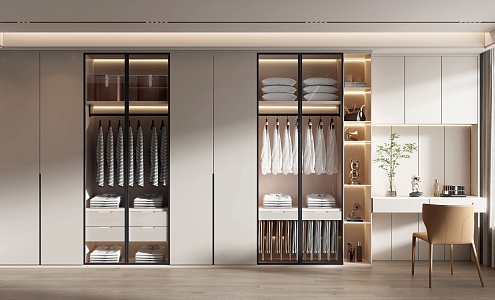 Modern wardrobe 3d model