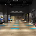 Fitness Gym With Modern Interior Workout Equipment And Do It Motivation Slogan