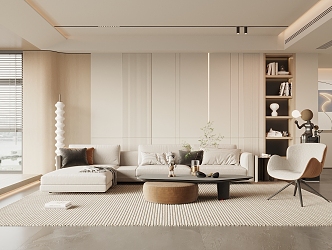 modern living room 3d model