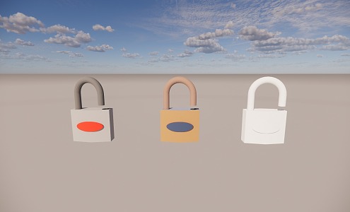 Lock and lock 3d model