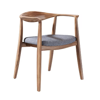Porada Vintage Single Chair Antique Single Chair Armchair Dining Chair Walnut Dining Chair Fabric Armchair 3d model