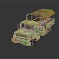 Military Truck Military Transporter Military Transporter Armed Transporter Armored Transporter 3d model