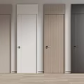 Modern Hinged Doors With Various Colors And Wood Texture For Home Interiors