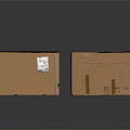 Brown Cardboard Boxes With Open Closed And Labeled Corrugated Packaging