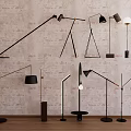 Floor lamp combination modern floor lamp creative lamps 3d model