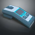 Portable Handheld Digital Device with LCD Screen and Control Buttons for Detection Use