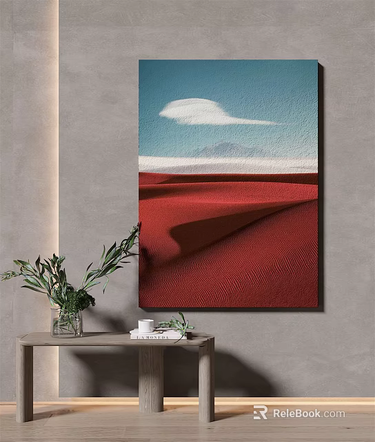 Modern Open Concept Kitchen Interior Design With Island Counter And Cabinets 3d model